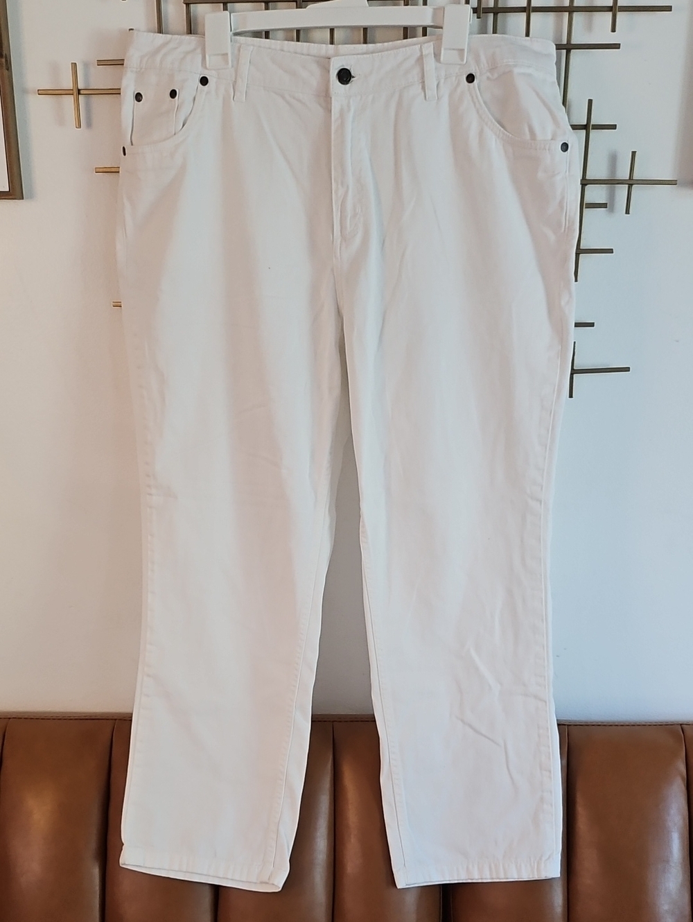 16W- Woman Within- White Pants
